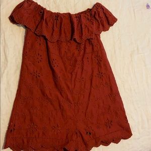 Maroon Zara Romper